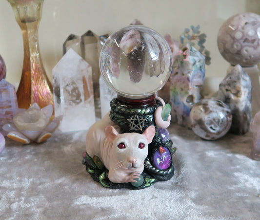 *CUSTOM ORDER* Stewie Sphere Holder Hand Sculpted Clay Collectible