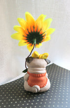 Load image into Gallery viewer, Sunflower Pug Hand Sculpted Collectible