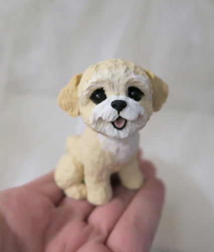 Poodle mix, Maltipoo, Cavapoo, Havapoo, Goldendoodle hand sculpted Collectible