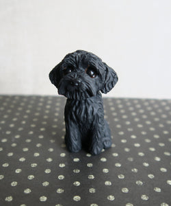 Mini Doodle dog -Labradoodle, Goldendoodle, Schnoodle- any poodle mix- Handmade Resin Collectible