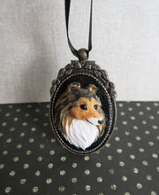 Load image into Gallery viewer, Shetland Sheepdog Handmade Necklace Sheltie Pendant