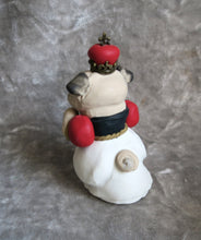 Load image into Gallery viewer, Kiss the ring Royal Queen Pug Hand sculpted Clay Collectible