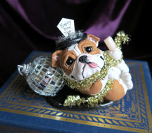 Load image into Gallery viewer, Happy New Year English Bulldog Hand Sculpted Collectible
