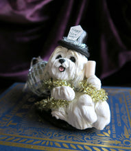 Load image into Gallery viewer, Happy New Year Havanese Hand Sculpted Collectible