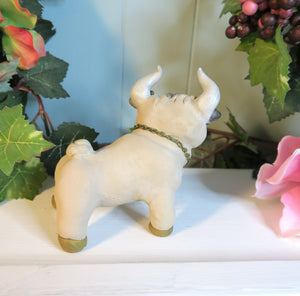 Taurus Pug Hand Sculpted Collectible