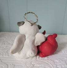 Load image into Gallery viewer, Lil&#39; Devil/Angel Pug set Hand Sculpted Collectible