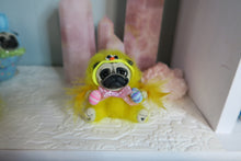 Load image into Gallery viewer, Easter Fuzzy Feathery Pug Chick Hand Sculpted Collectible