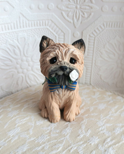 Cairn Terrier Hand sculpted Clay Collectible