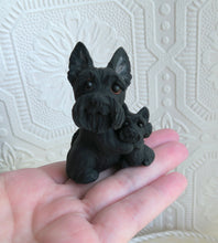 Load image into Gallery viewer, Scottish Terrier adult and pup HUGS hand sculpted Collectible