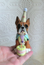 Load image into Gallery viewer, Birthday Boxer Hand sculpted Collectible