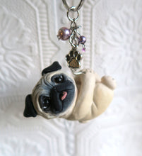 Load image into Gallery viewer, Fawn Pug Resin Key chain
