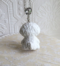 Load image into Gallery viewer, Bichon Frise Love &amp; Healing heart stone pendant necklace