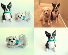 Load image into Gallery viewer, YOUR CUSTOM Dog portrait sculpture in polymer clay - Furever Clay