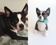 Load image into Gallery viewer, YOUR CUSTOM Dog portrait sculpture in polymer clay - Furever Clay